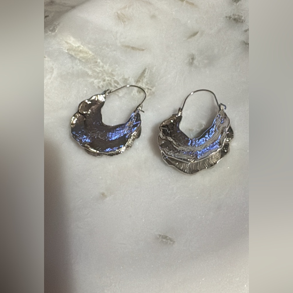 Silver earrings!